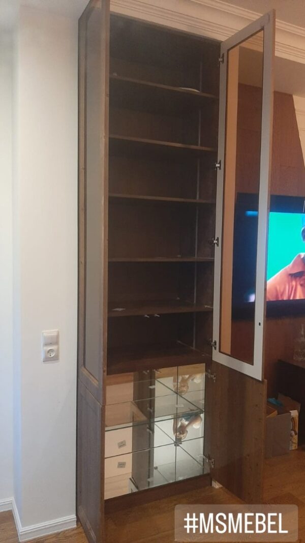 Шкаф со стеллажом с подсветкой для Татьяны